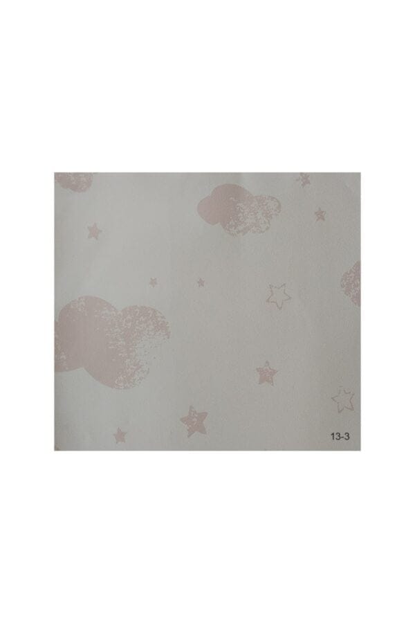 Halley Kids 13-3 Bulut Ve Yıldız Desenli Duvar Kağıdı - Görsel 1