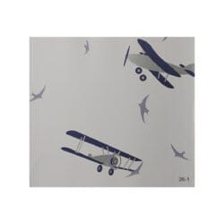 Halley Kids 26-1 Uçak Ve Kuş Desenli Duvar Kağıdı